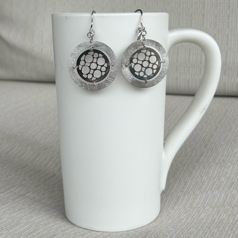 NWOT Artisan Stainless Steel Modern Earrings